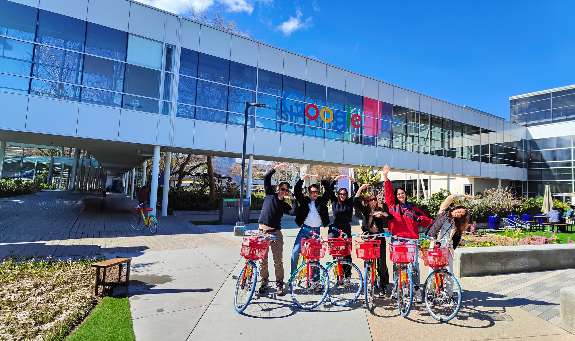 Atlas Academic studenten bij Google Campus